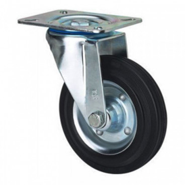 RUEDA DE GOMA GIRATORIA SERIE 10ZV-BS RUEDA DE GOMA GIRATORIA SERIE 10ZV-BS