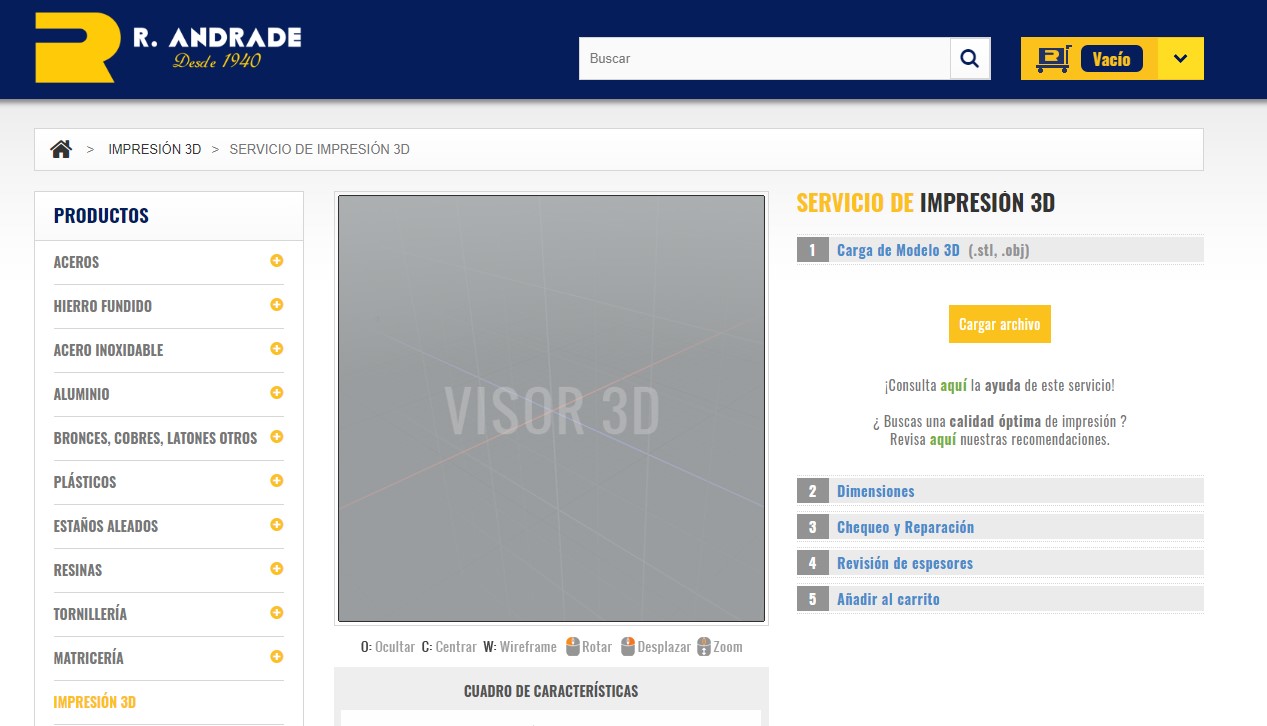 visor impresión 3D